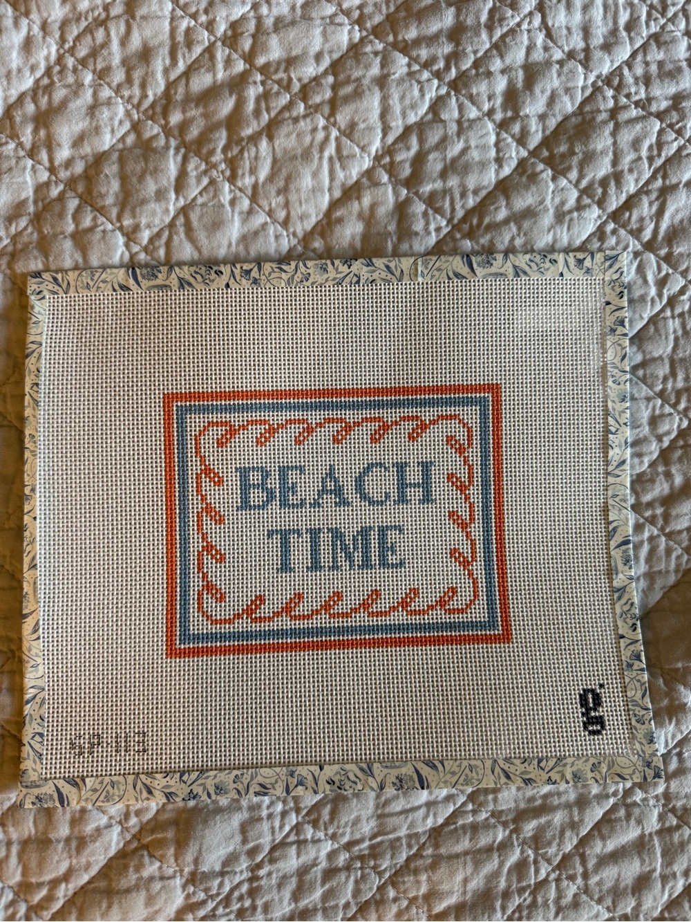 Penny Linn Beach Time needlepoint